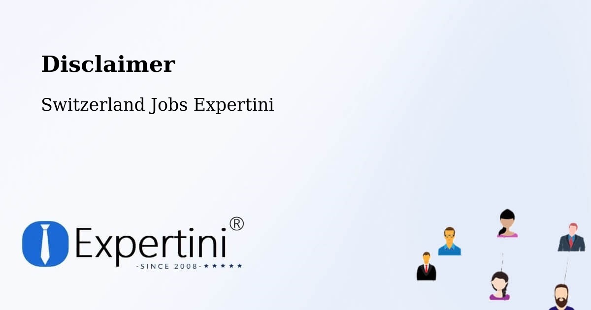 Disclaimer – Chêne Bourg - Switzerland Jobs Expertini