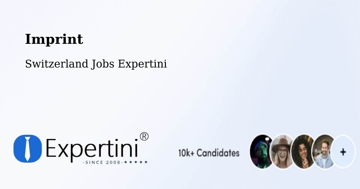 Imprint – Chêne Bourg - Switzerland Jobs Expertini